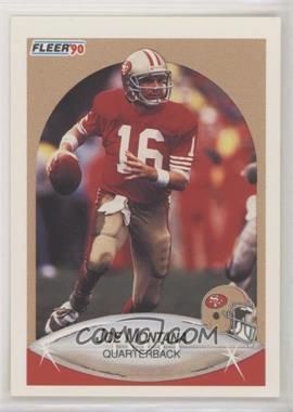1990 Fleer - [Base] #10.1 - Joe Montana (TD'S and YDS are switched)