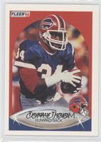Thurman Thomas (AFC Logo on Back Not Aligned with Blue)