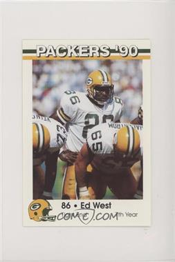 1990 Green Bay Packers Police - [Base] - Brillion #14 - Ed West