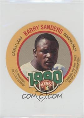 1990 King-B Collector's Edition Discs - [Base] #7 - Barry Sanders