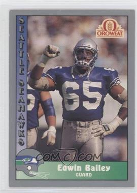 1990 Pacific - Seahawks Oroweat #29 - Edwin Bailey