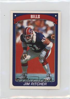 1990 Panini Album Stickers - [Base] #11 - Jim Ritcher