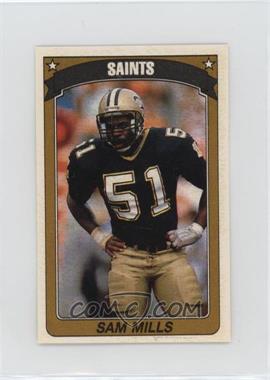 1990 Panini Album Stickers - [Base] #302 - Sam Mills