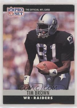 1990 Pro Set - [Base] #150 - Tim Brown