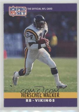 1990 Pro Set - [Base] #197 - Herschel Walker