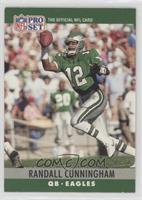 Randall Cunningham (Missing text in last line on back)
