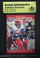 Pro Bowl - Christian Okoye [BAS Beckett Auth Sticker]