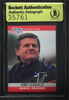 Jerry Glanville [BAS Beckett Auth Sticker]