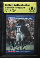 Pro Bowl - Henry Ellard [BAS Beckett Auth Sticker]