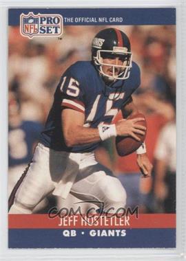 1990 Pro Set - [Base] #596 - Jeff Hostetler