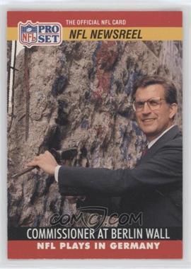 1990 Pro Set - [Base] #785.1 - Paul Tagliabue ("..peered through historic Berlin Wall" on Back)