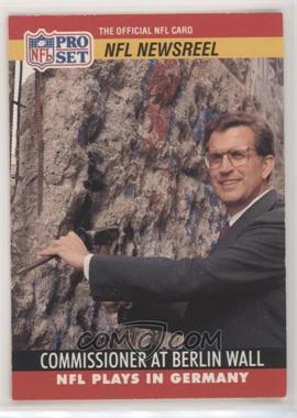 1990 Pro Set - [Base] #785.1 - Paul Tagliabue ("..peered through historic Berlin Wall" on Back)