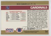 Rich Camarillo, Jim Mora (Dual Back) [Misprint]