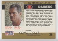 Ted Hendricks, Ottis Anderson [Misprint]