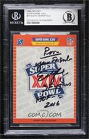 Super Bowl XXIV Logo [BAS BGS Authentic]