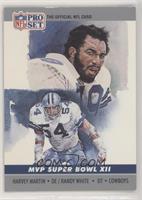 Harvey Martin, Randy White [EX to NM]