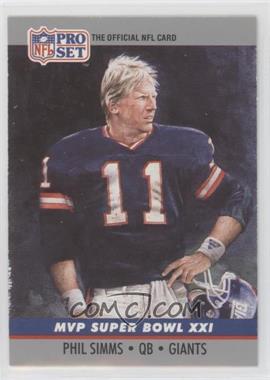 1990 Pro Set - Super Bowl MVP's #21 - Phil Simms