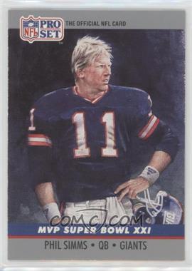 1990 Pro Set - Super Bowl MVP's #21 - Phil Simms