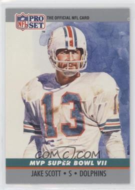 1990 Pro Set - Super Bowl MVP's #7 - Jake Scott