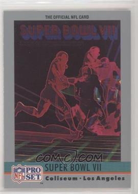 1990 Pro Set - Super Bowl Theme Art #7 - Super Bowl VII