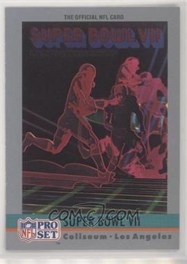 1990 Pro Set - Super Bowl Theme Art #7 - Super Bowl VII