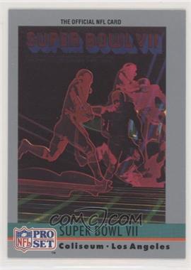 1990 Pro Set - Super Bowl Theme Art #7 - Super Bowl VII