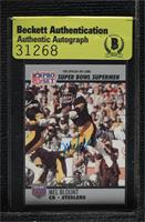 Mel Blount [BAS Beckett Auth Sticker]