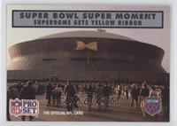 Superdome gets Yellow Ribbon