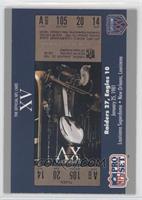 Super Bowl XV Ticket