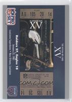 Super Bowl XV Ticket