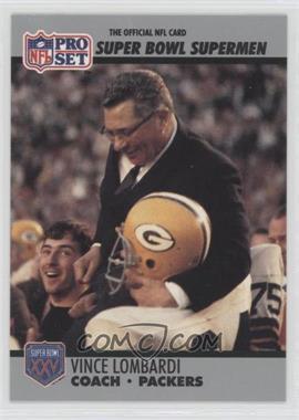 1990 Pro Set Super Bowl XXV Silver Anniversary - Box Set [Base] #28 - Vince Lombardi