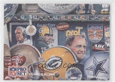 1990 Pro Set Super Bowl XXV Silver Anniversary - Super Bowl XXV Program Puzzle #5 - Middle Center