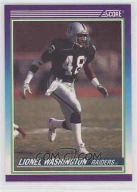 1990 Score - [Base] #477 - Lionel Washington