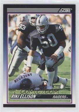 1990 Score - Rookie & Traded (Supplemental) #35T - Riki Ellison