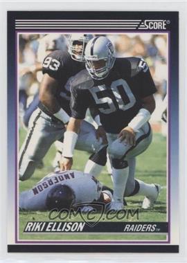 1990 Score - Rookie & Traded (Supplemental) #35T - Riki Ellison