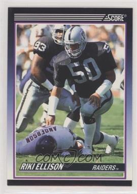 1990 Score - Rookie & Traded (Supplemental) #35T - Riki Ellison