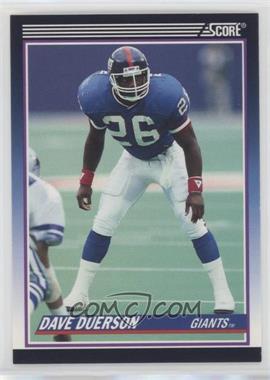 1990 Score - Rookie & Traded (Supplemental) #43T - Dave Duerson