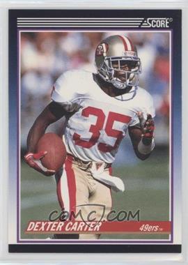 1990 Score - Rookie & Traded (Supplemental) #97T - Dexter Carter