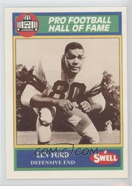 1990 Swell Pro Football Hall of Fame - [Base] #79 - Len Ford