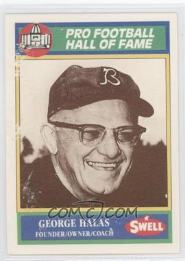 1990 Swell Pro Football Hall of Fame - [Base] #9 - George Halas