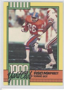 1990 Topps - 1000 Yard Club - With Disclaimer #17 - Bobby Humphrey