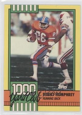 1990 Topps - 1000 Yard Club - With Disclaimer #17 - Bobby Humphrey