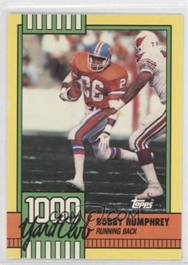 1990 Topps - 1000 Yard Club - With Disclaimer #17 - Bobby Humphrey