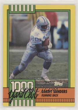 1990 Topps - 1000 Yard Club - With Disclaimer #3 - Barry Sanders