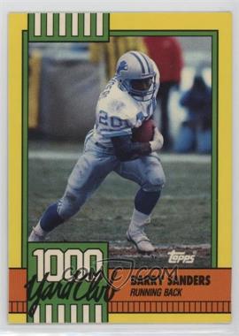 1990 Topps - 1000 Yard Club - With Disclaimer #3 - Barry Sanders