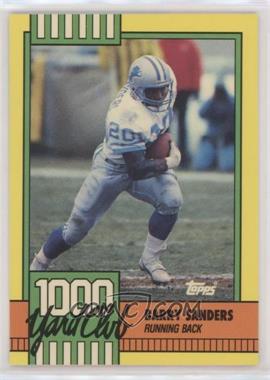 1990 Topps - 1000 Yard Club - With Disclaimer #3 - Barry Sanders