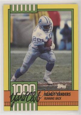 1990 Topps - 1000 Yard Club - With Disclaimer #3 - Barry Sanders