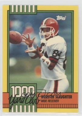 1990 Topps - 1000 Yard Club #13 - Webster Slaughter