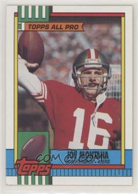 1990 Topps - [Base] - With Disclaimer #13 - Joe Montana