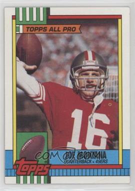 1990 Topps - [Base] - With Disclaimer #13 - Joe Montana